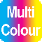 Supplied ready to print multiple colours