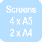 2 sheet StencilPro pack - number of available screens