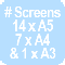 Number of screens available with EZIscreen Package